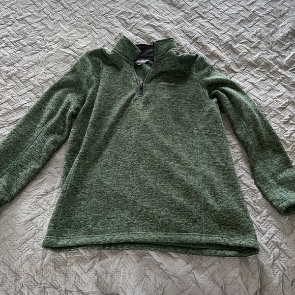 Mens large Eddie Bauer pullover half zip